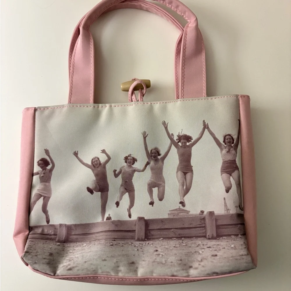 Pink Women's Mini Tote Bag - Picture 2 of 3
